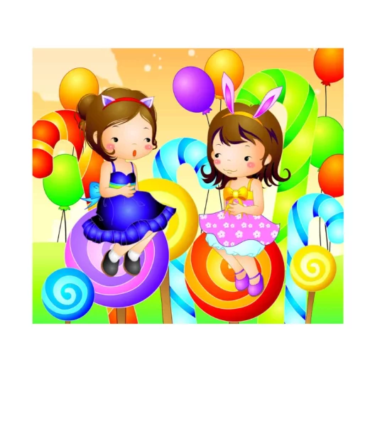 Pegatinas de caramelos