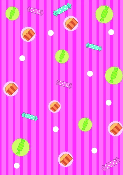 Pegatinas de caramelos