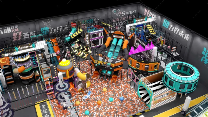 Buy China Large Mall Trampoline Park Indoor Playground Equipment