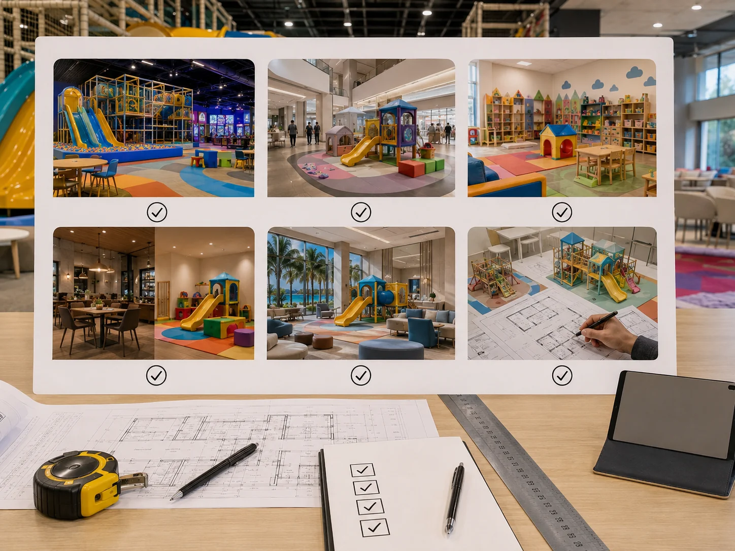 Indoor playground RFQ venue comparison for FEC, mall, daycare, play cafe, hotel and distributor projects
